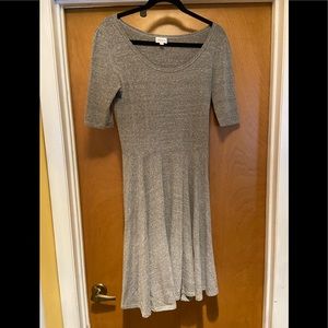 LuLaRoe Size Medium Nicole Dress - gray